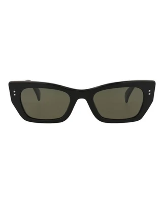 Gafas Kenzo Unisex Ojo de Gato Negras Negras Verdes Moda Diseñador Foto 1 de 4