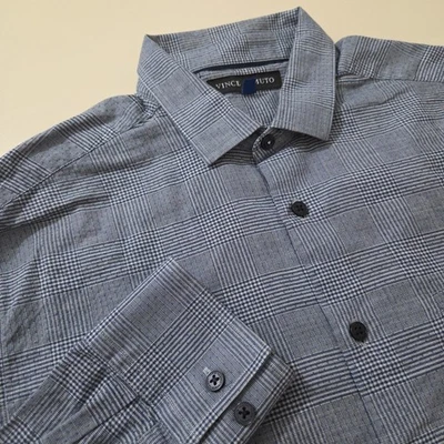 Camisa Vince Camuto Para Hombre Manga Larga Mediana Abotonada Informal (R6) Foto 1 de 4