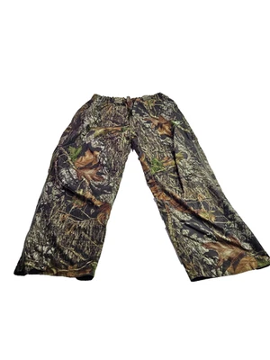 Russell Outdoors Mossy Oak Raintamer II Camo Pant XL Men Elastic Waist Zip Leg - Image 1 of 4