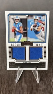 2023 Panini Contenders - Rookie Ticket Dual Swatches Hendon Hooker, Sam LaPorta - Picture 1 of 2
