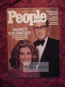 PEOPLE October 6 1975 NANCY HENRY KISSINGER Natalie Cole Lee Grant Dennis Weaver - Picture 1 of 1