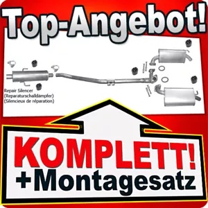 Auspuff für MAZDA 6 (GG, GY) 2.0 147PS 2.3 166PS +Vorschalldämpfer Auspuffanlage - Bild 1 von 1