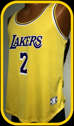 LOS ANGELES LAKERS FANATICS LONZO BALL REPLICA BASKETBALL JERSEY YOUTH LARGE Cover