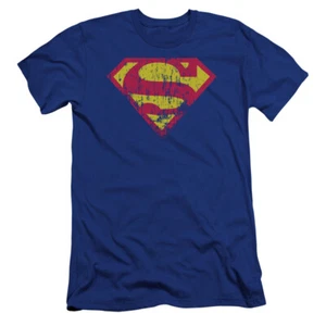 DC Superman #1 Distressed T-Shirt Blue S - Picture 1 of 1