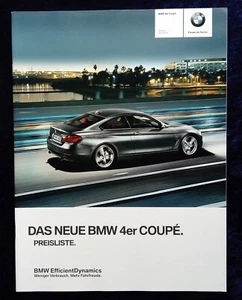 BMW 4er Coupe Preisliste mit Ausstattungslinien - Bild 1 von 2