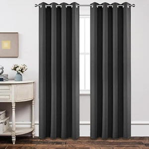 Joydeco Blackout Curtains 84 Inch Length 2 Panels Set, Thermal Insulated Long Cu - Picture 1 of 12