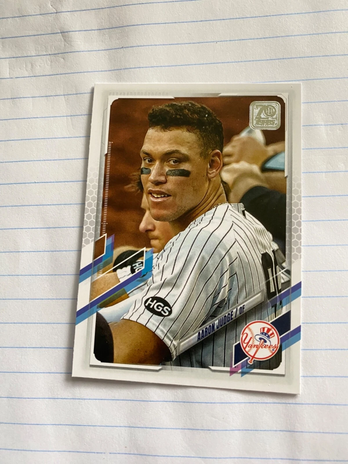 2021 TOPPS AARON JUDGE PHOTO VARIATION SSP #99