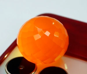 Large Orange Mexican Fire Opal 80+ Ct. Australian Fancy Cut Loose Gemstone - Bild 1 von 8