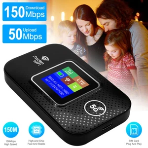 4G LTE WLAN Router Modem Wireless Hotspot 150 Mbit/s WiFi MiFi Mobiler Breitband - Afbeelding 1 van 12