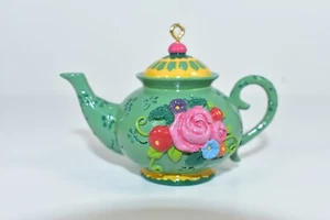 VINTAGE MARY ENGELBREIT 1997 RARE MINI TEAPOT ORNAMENT - Picture 1 of 5