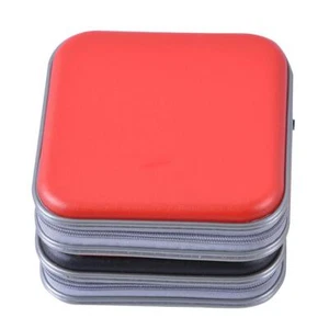 40pcs Capacity Disc CD DVD Wallet Storage Organizer Case Holder(Red) - Afbeelding 1 van 9