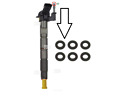 Injecteur pi&#233;zo &#224; rampe commune Bosch 6x, joint de fuite, support de buse &#224;...