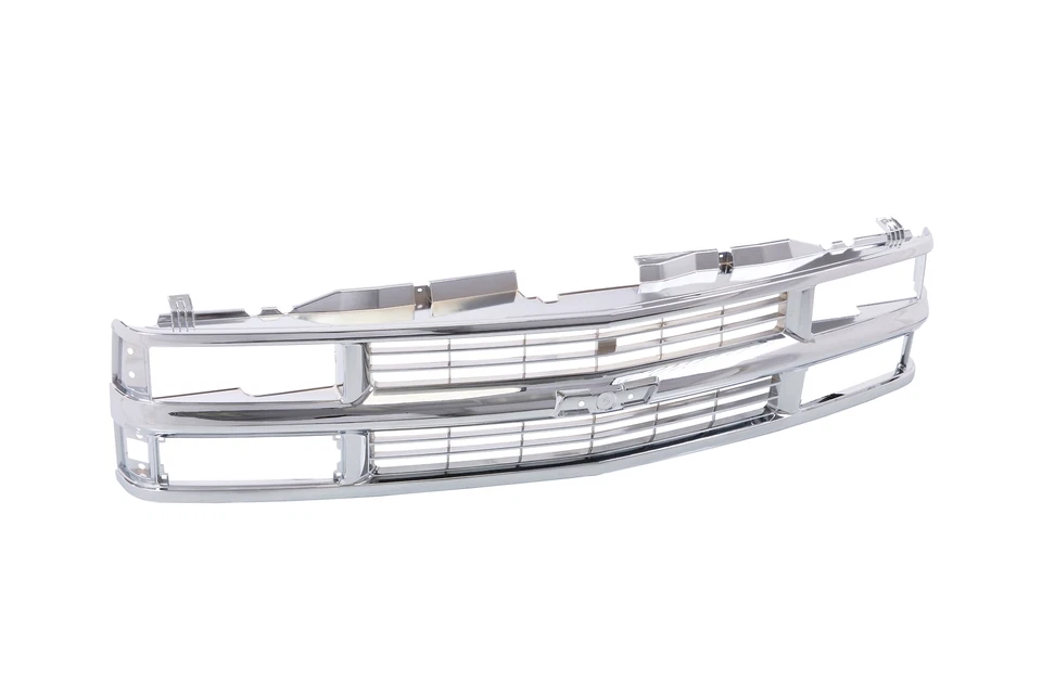 Chrome Grille w/Chromed Insert For 94-99 Chevy C/K Pickup Suburban Tahoe Blazer — 第 1/4 张图片