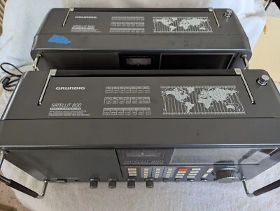 ЛОТ ИЗ 2 радиоприемников Grundig Satellit 800 Millennium AM/FM SW/SSB с руководством - Изображение 1 из 4