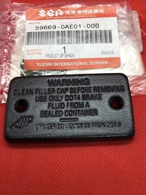 GS500F GZ250 Nueva Genuina Freno Frontal Maestro Cilindro Tapa Superior 59669-0AE01 Foto 1 de 4