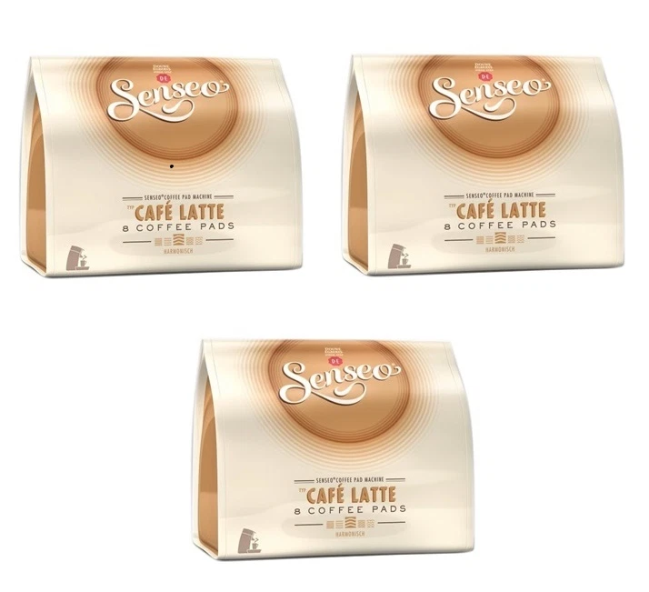 3 x 8 Pods Douwe Egberts Senseo Café Latte New from Germany - Image 1 of 1