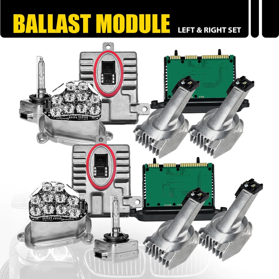 Xenon Ballast Bulb LED Diode Module Kit LH/RH For BMW 5 Series 528i 535i 11-2013 - Image 1 of 4