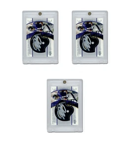 (3-Pack) Pro-Mold Deluxe 1/2 Inch Lucite 1-Screw Card Holder 180pt Super Thick - Picture 1 of 2