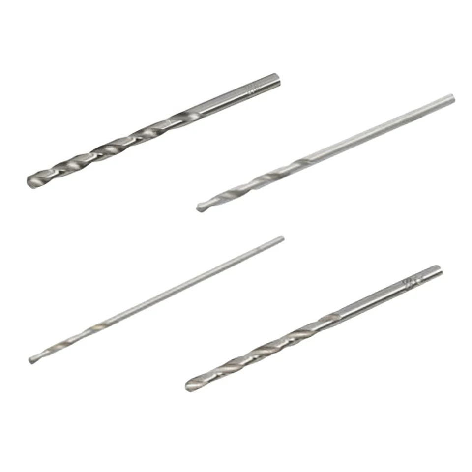 BlueSpot Metal HSS Drill Bits Set 10Pc Pack 1mm to 4.8mm for Steel & Wood Metric