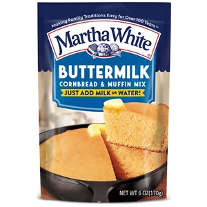 Martha weiße Buttermilch Maisbrot und Muffin Mischung, 6 Oz Beutel - Bild 1 von 12