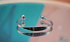 Vintage Sterling Silver 925 Bracelet Bangle 21.95g - Picture 1 of 10