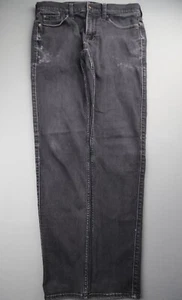 Men's Hollister Skinny Jeans Advanced Stretch Black Size 32x34 (Msr 32x31) - Picture 1 of 9