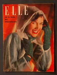 'ELLE' FRENCH VINTAGE MAGAZINE 13 JANUARY 1947 - Picture 1 of 2