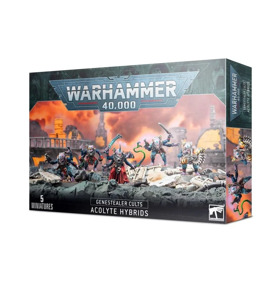 Games Workshop Squadron Genestealer Cult Warhammer 40,000 Gene Stealer Cults Acolyte Hybrids - 99120117003