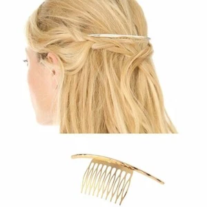 Bent Bar Comb Hair Pins Metal Hair Clips Combs Hairclips Hairpins Womens Jewelry - Picture 1 of 14