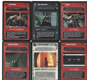 6 cards Star WARS Customizable Card Game CCG - genau die auf dem Scan N - Picture 1 of 1