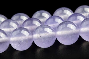 10MM Faint Purple Jade Beads Grade AA Round Loose Beads - Picture 1 of 4