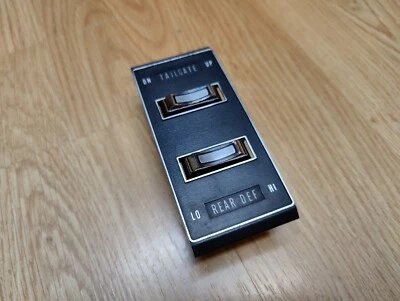 1970 Buick Estate Wagon Tailgate Power Window Rear Defogger Dash Switch 70 - Image 1 of 4