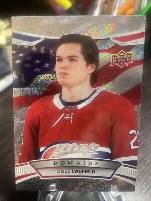 2022-23 Upper Deck MVP Hockey Cole Caufield Canadiens Domains Insert #NA-5 - Image 1 of 2