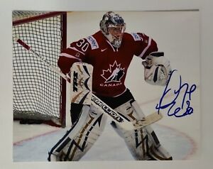 Dwayne Roloson SIGNED TEAM CANADA 8X10 Photo NHL AUTOGRAPH +COA EDMONTON OILERS