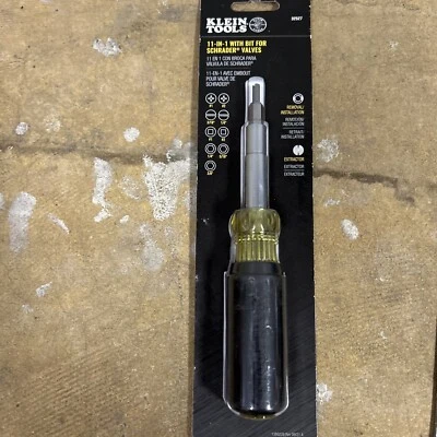 Klein Tools 32527 11-in-1 Screwdriver / Nut Driver with Schrader Bit - Image 1 of 2