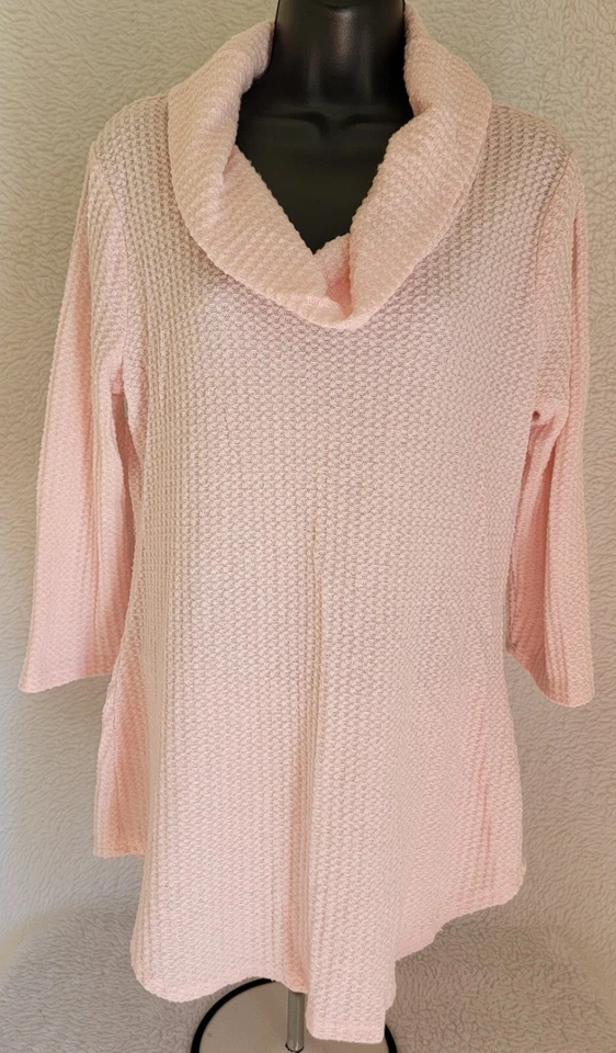 No Boundaries Juniors Womens Shirt Top Blouse Size XL X Large 15/17 Blush Pink - Image 1 of 4