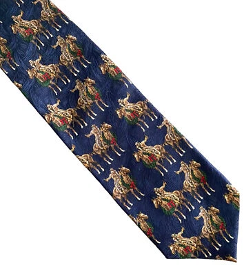 Corbata Logan's of Lexington JZ Richards Navidad Seda Cuello 3.5" 59" EE. UU. Foto 1 de 4