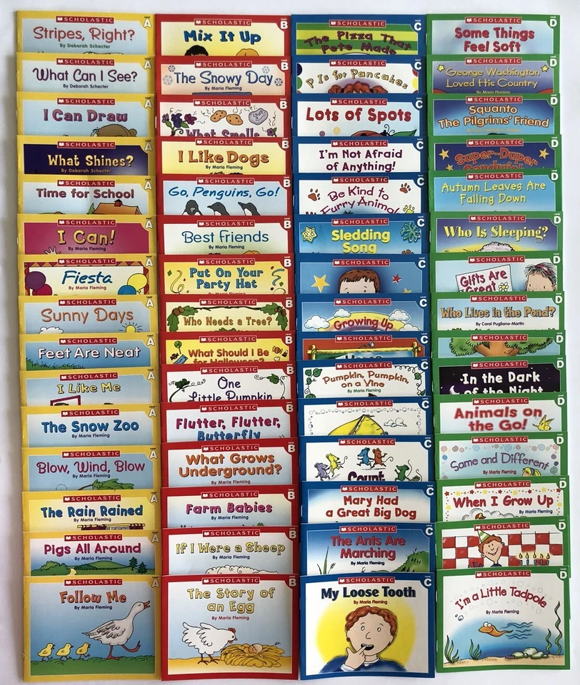 Leveled Readers Lot 60 Children's Books Kindergarten First Grade Homeschool - Image 1 of 4