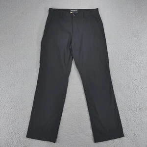 Eddie Bauer Pants Mens 33x32 Black Travex Straight Leg Outdoor Stretch Chino - Picture 1 of 19