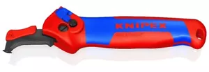 KNIPEX Coltello per Rivestimento con Scarpetta Scorrevole e Funzione Cricchetto 16 50 145 SB - Foto 1 di 10