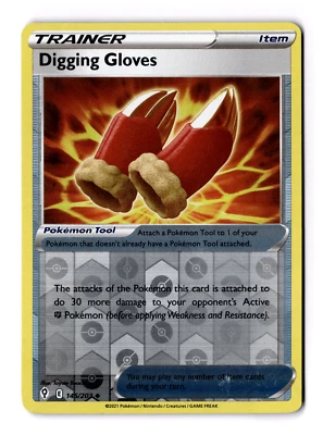 Digging Gloves 145/203 Swsh07: Evolving Skies Reverse Holo - Image 1 of 3