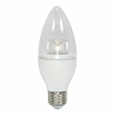 Satco S8953 B11 LED 3000K Medium Base Light Bulb, 4.5W - Image 1 of 4