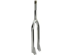 20" Mx Steel Fork 1" Threaded Chrome CALIPER BRAKE BIKE CRUISER - Picture 1 of 1