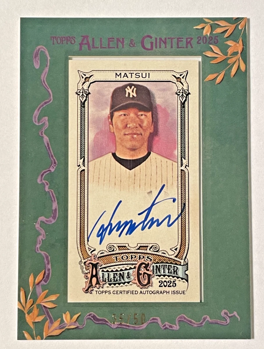 Hideki Matsui Baseball Sports Trading Cards & Accessories
