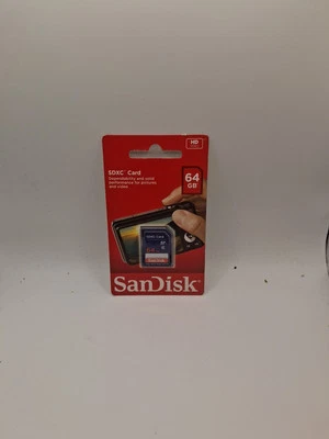 SanDisk 64GB SD Card SDXC SDHC MEMORY CARD 64 GB For Digital Cameras - Image 1 of 2
