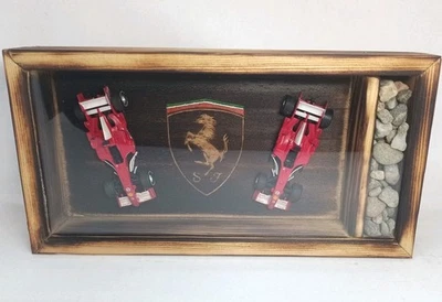 Formula 1 Ferrari F2005 Michael Schumacher Rubens Barrichello Die Cast Gift Idea - Immagine 1 di 4