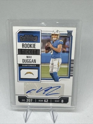 2024 Panini Contenders Rookie Ticket Max Duggan Rc Base Auto #224 - Image 1 of 2