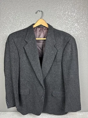 Blazer 42R Para Hombre Gris Camello Mezcla Chereskin Diente de Lobo Foto 1 de 4