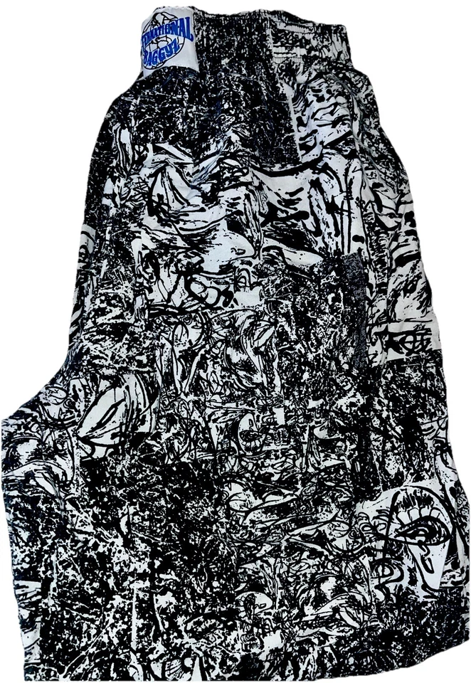 Pantalones vintage años 80 INTERNATIONAL BAGGYZ paracaídas culturismo gimnasio M Foto 1 de 4