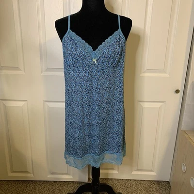 Mini vestido para mujer bebé azul estampado de leopardo talla XXL Foto 1 de 4